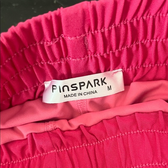 2-in-1 High Waist Workout Shorts w/ Pockets White (M) - Picture 3 of 5